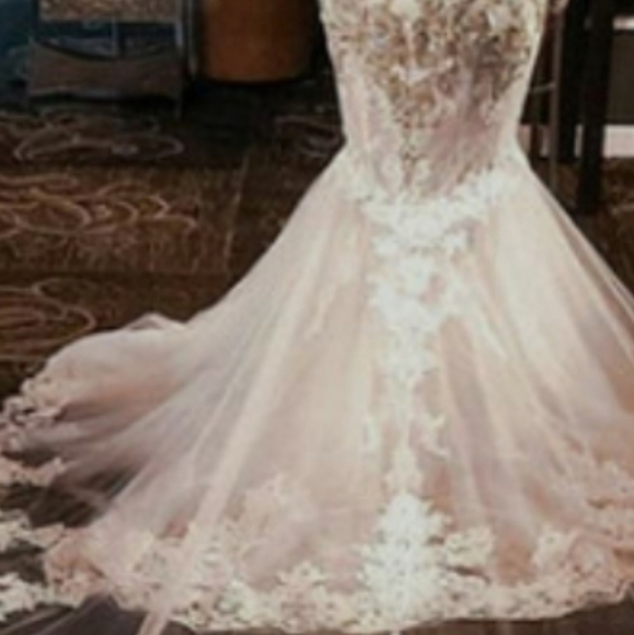 Rhinestones Wedding Dress - Picture 3 of 3